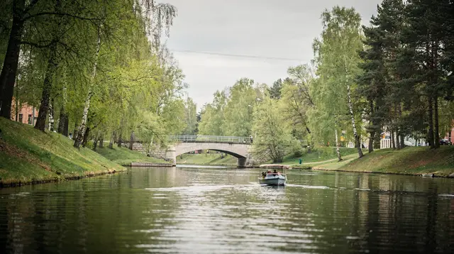 Riga: canal and Daugava cruise on a historic wooden boat